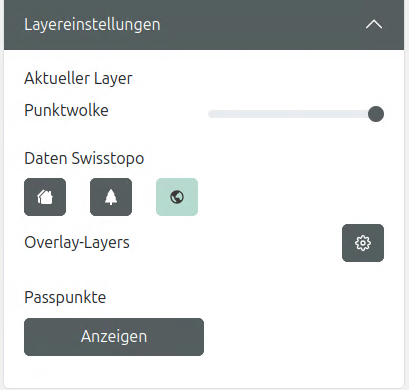 Layereinstellungen 3D